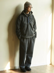 スナップ フリース プルオーバー