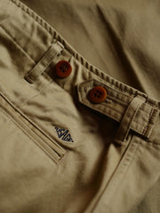 ツイル高捻綿チノパンツ