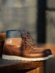 折り返し可能 2way ワークブーツ