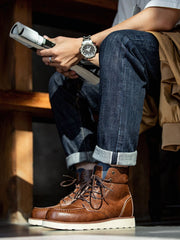 折り返し可能 2way ワークブーツ