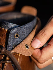 折り返し可能 2way ワークブーツ