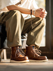 折り返し可能 2way ワークブーツ