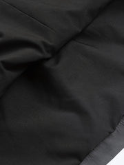 詳細画像: ウエストゴムハイウエストスリムスカートのディテール