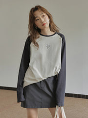 ウエストゴムハイウエストスリムスカート