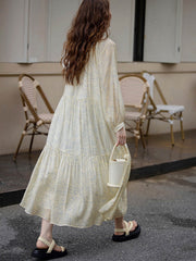 シミズウェーブロングスリーブドレス