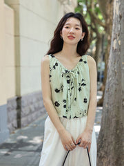 グリーンキャミソール