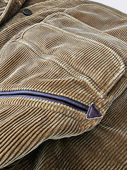 コーデュロイ ウォッシュド グラデーション染め ハンティングジャケット