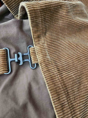 コーデュロイ ウォッシュド グラデーション染め ハンティングジャケットのディテール