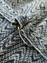 詳細画像: ショールカラーとボタンのディテール