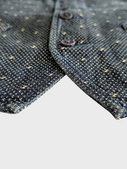 サシコスリムフィットラペルベスト