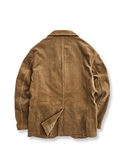 製品画像: アメカジヴィンテージクラシックコーデュロイジャケットの全体画像
詳細画像: 天然牛角ボタンとコーデュロイ素材の質感ディテール