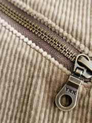 カーキマルチポケット コーデュロイジャケット