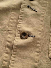 サファリ風 マルチポケット コットンジャケット