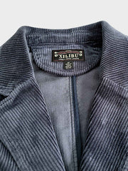 コーデュロイストライプ カジュアルスーツ