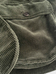 コーデュロイ 多機能ポケットテーラードジャケット