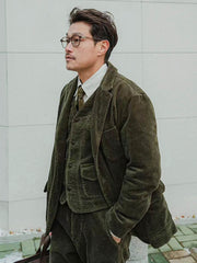 コーデュロイ コットンスーツジャケット