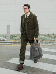 コーデュロイ コットンスーツジャケット