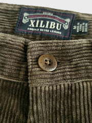 製品画像: カフェ色コーデュロイジョッパーズの正面図