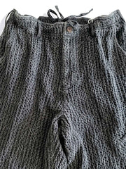 ウォッシュテクスチャーパンツ