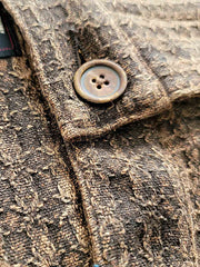 シルクヴィンテージ風カジュアルパンツ