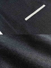 ウール混 刺し子 パッチワークトレンチ はんてん