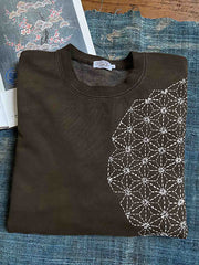 麻葉刺繍 ディテール展示