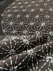 麻葉刺繍 ディテール展示