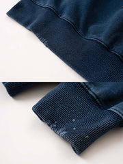 パッチワークデザインとウォッシュ加工 ディテール画像