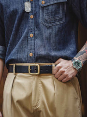 キルトレザーベルト