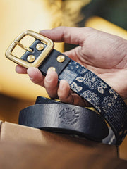 キルトレザーベルト