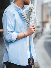 オックスフォード 起毛ビジネスシャツ