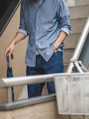 オックスフォード 起毛ビジネスシャツ