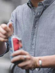 オックスフォード 起毛ビジネスシャツ