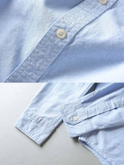 コントラスト パッチ オックスフォードシャツ