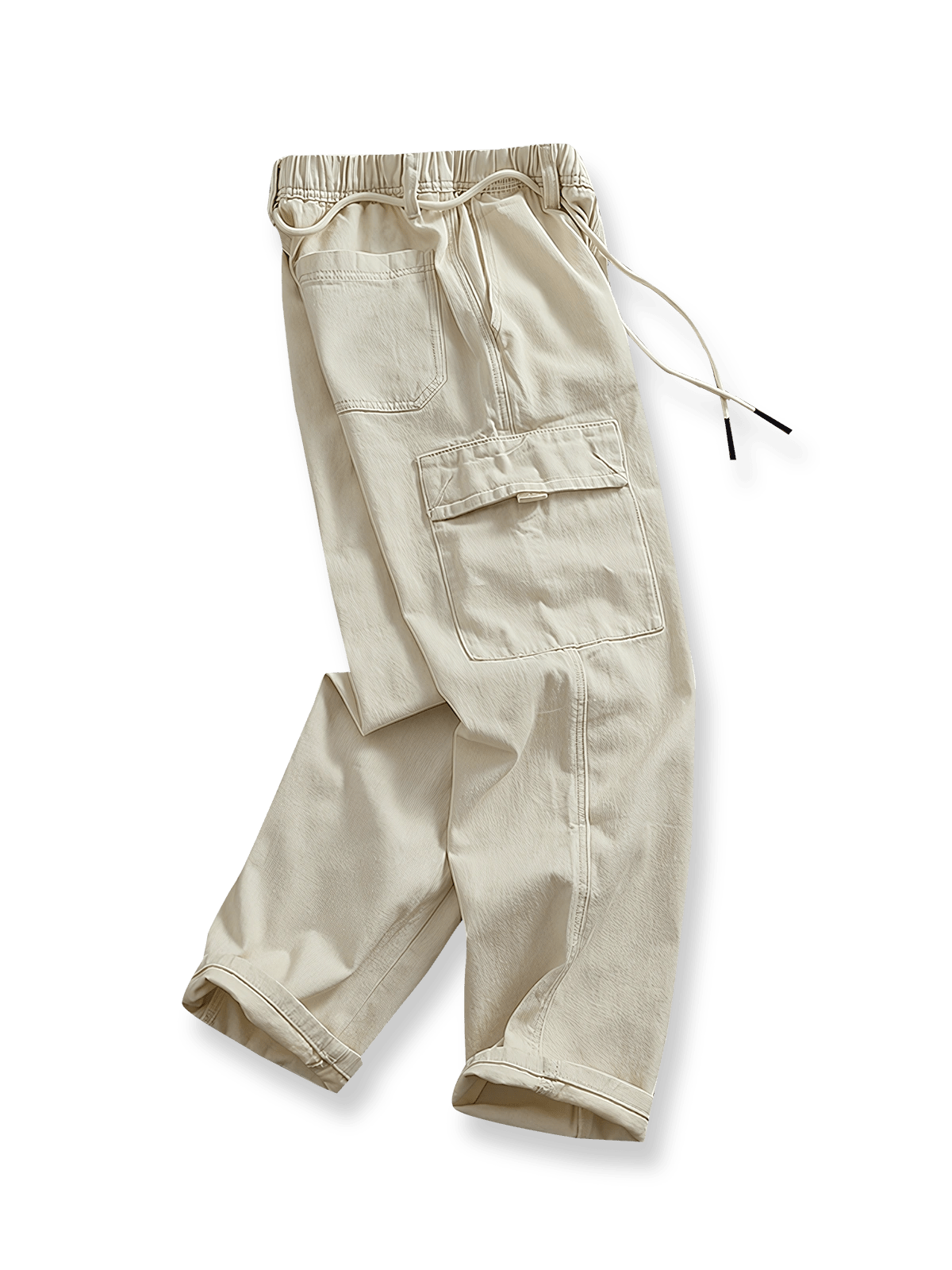 オフホワイトワークパンツの全体展示