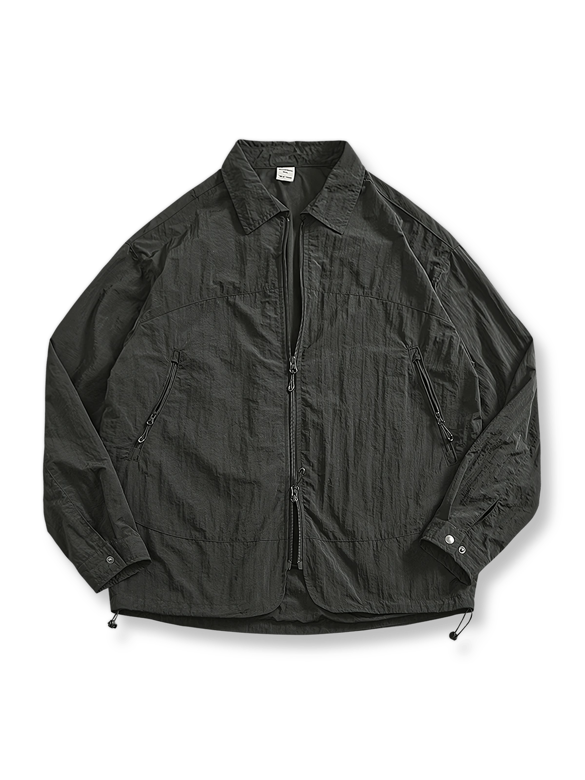 アウトドア機能付きフラップジャケット 全体画像