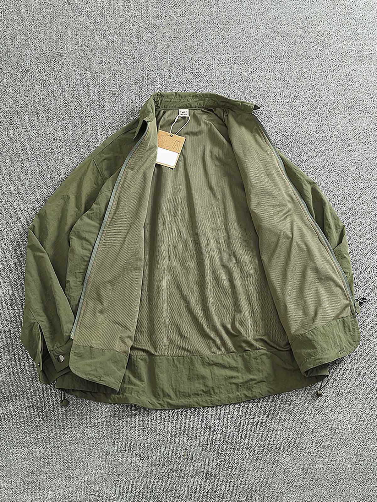 アウトドア機能付きフラップジャケット 全体画像