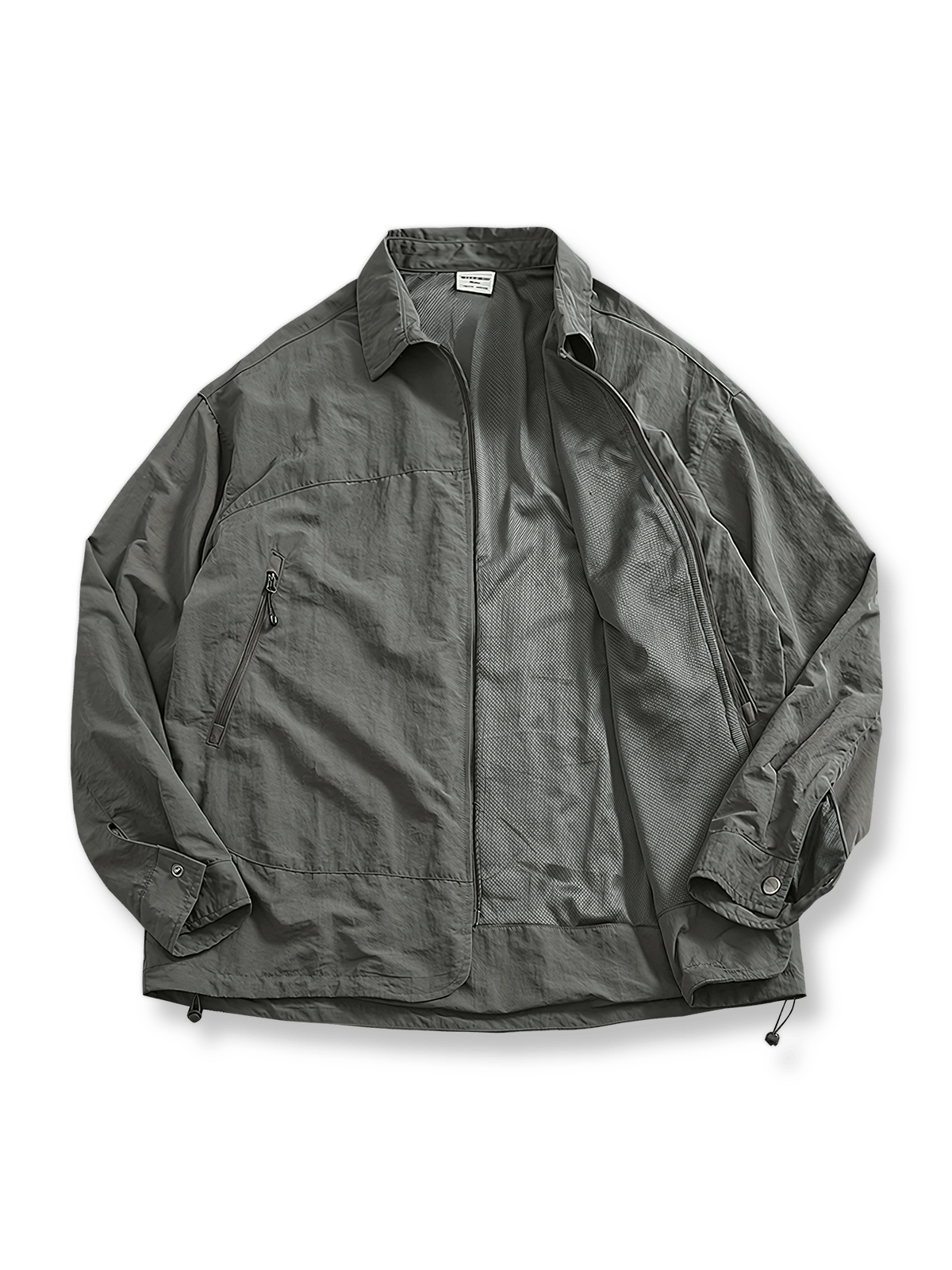 アウトドア機能付きフラップジャケット 全体画像