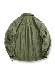 アウトドア機能付きフラップジャケット 全体画像