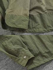 ジッパーとボタンディテール 詳細画像