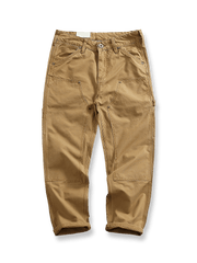 クラシックな木こりワークパンツ正面ビュー