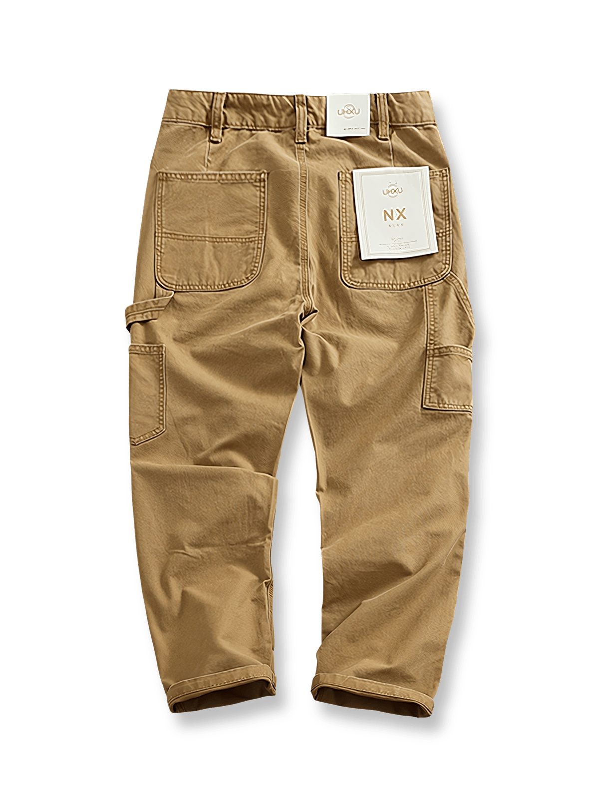 クラシックな木こりワークパンツ正面ビュー