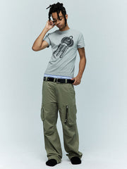 グラウンドクルーメカニックマルチポケットパンツ