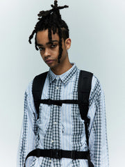 カウパターンポニーヘア登山リュックサック