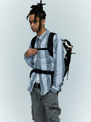 カウパターンポニーヘア登山リュックサック