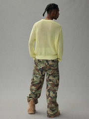 カモフラージュカーゴパンツ