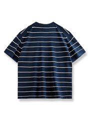 コントラストストライプセーラーシャツ