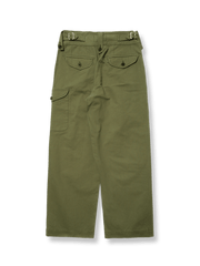 グルカ ARMY PANTS ダブルプリーツチノパンツの平置き画像