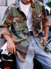 コーデュロイ コットン シャツジャケット