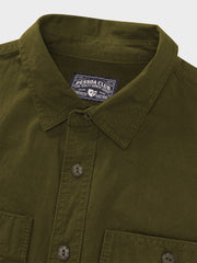 アメカジアーミースタイル長袖シャツ